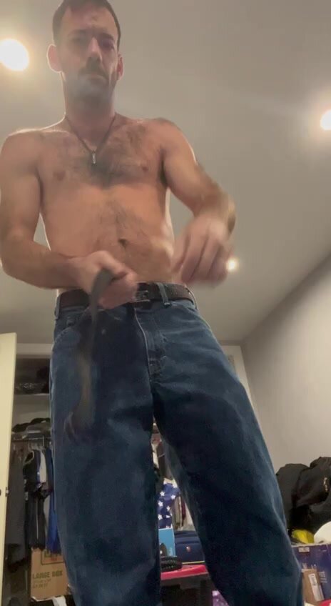 Harry Daddy stripping off