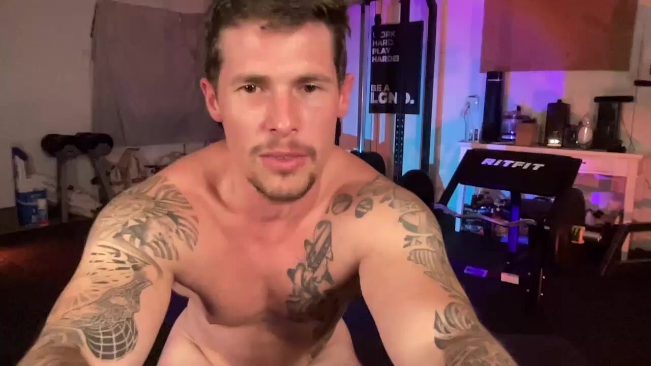 Military Guy Shows Off His Butt Hole