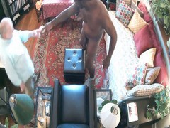 white toothless pig pays to gum black crackhead dick
