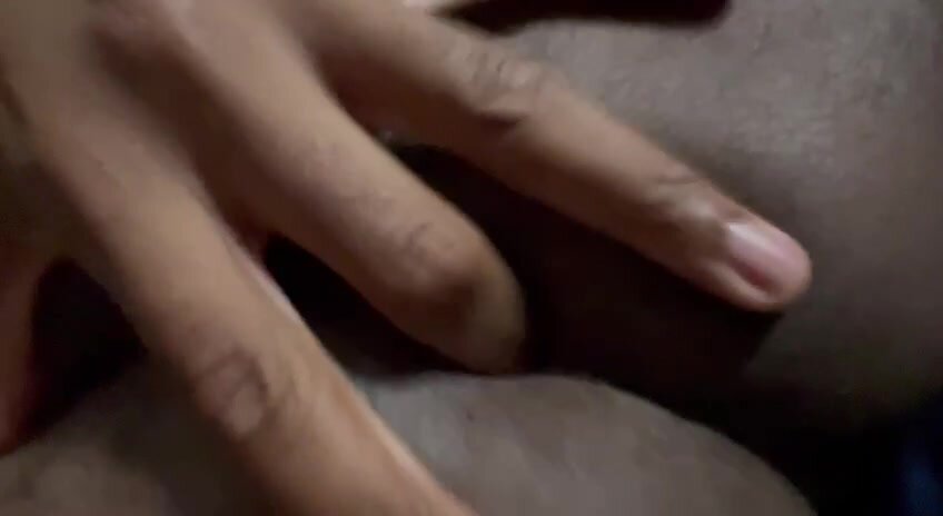 black guy play with his ass