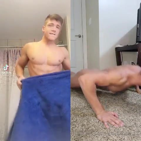 Hot tiktok dude stripping
