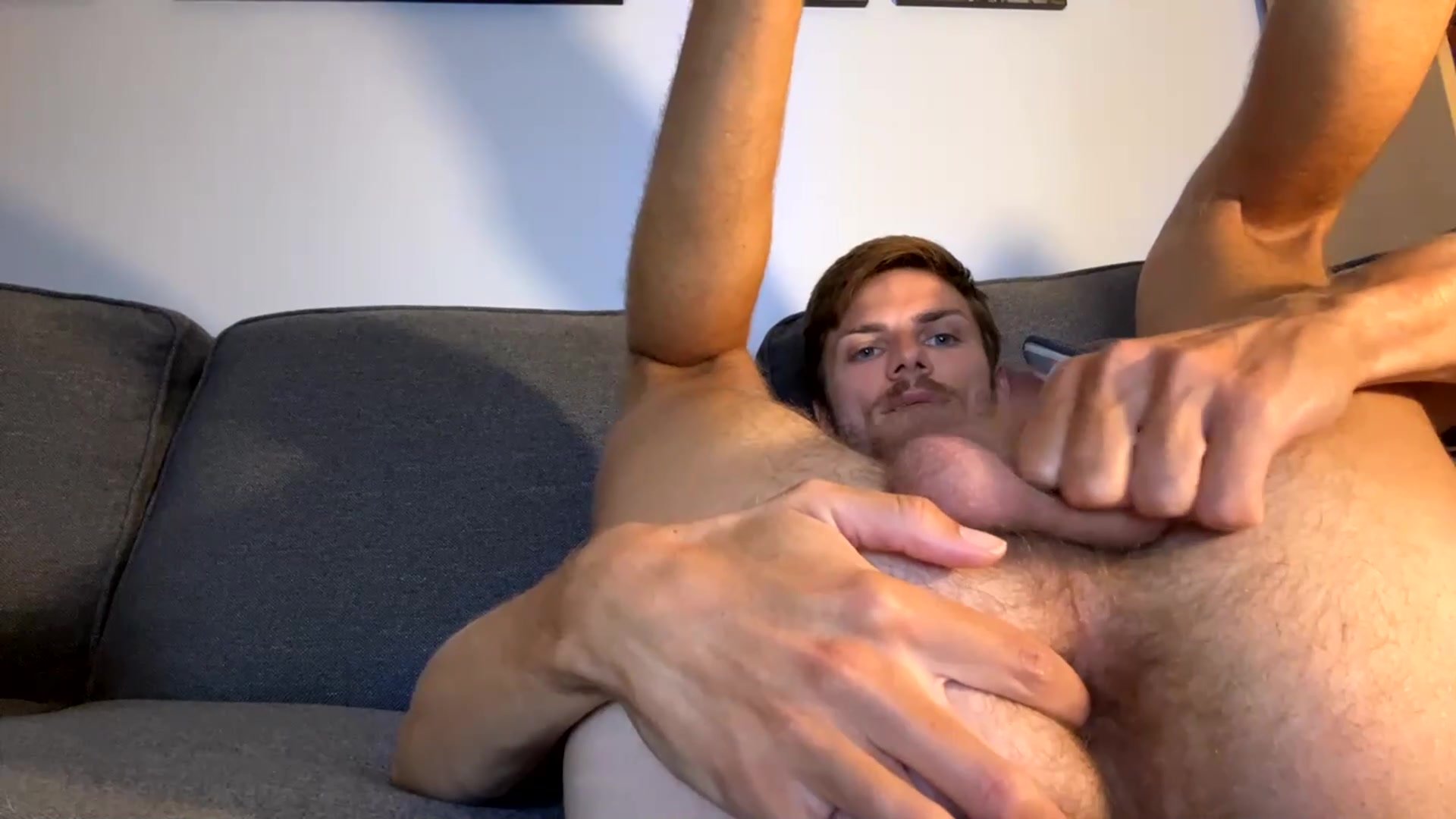 NY Twink Shows Off Hairy Hole