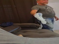 sexy hung uncut daddy and younger fag fuck around