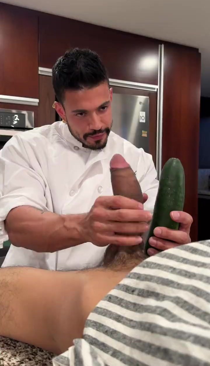 The chef is about to have a really big meal
