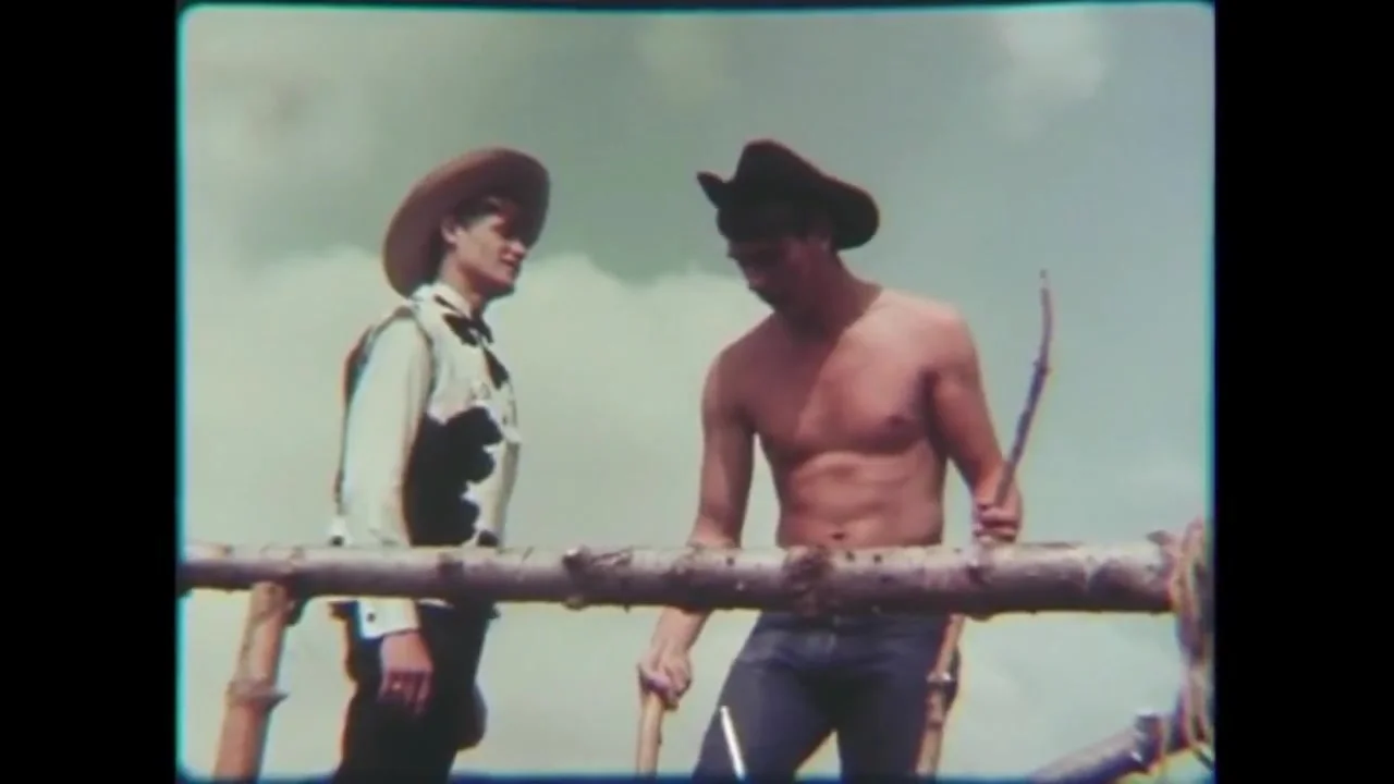 Vintage gay cowboy porn