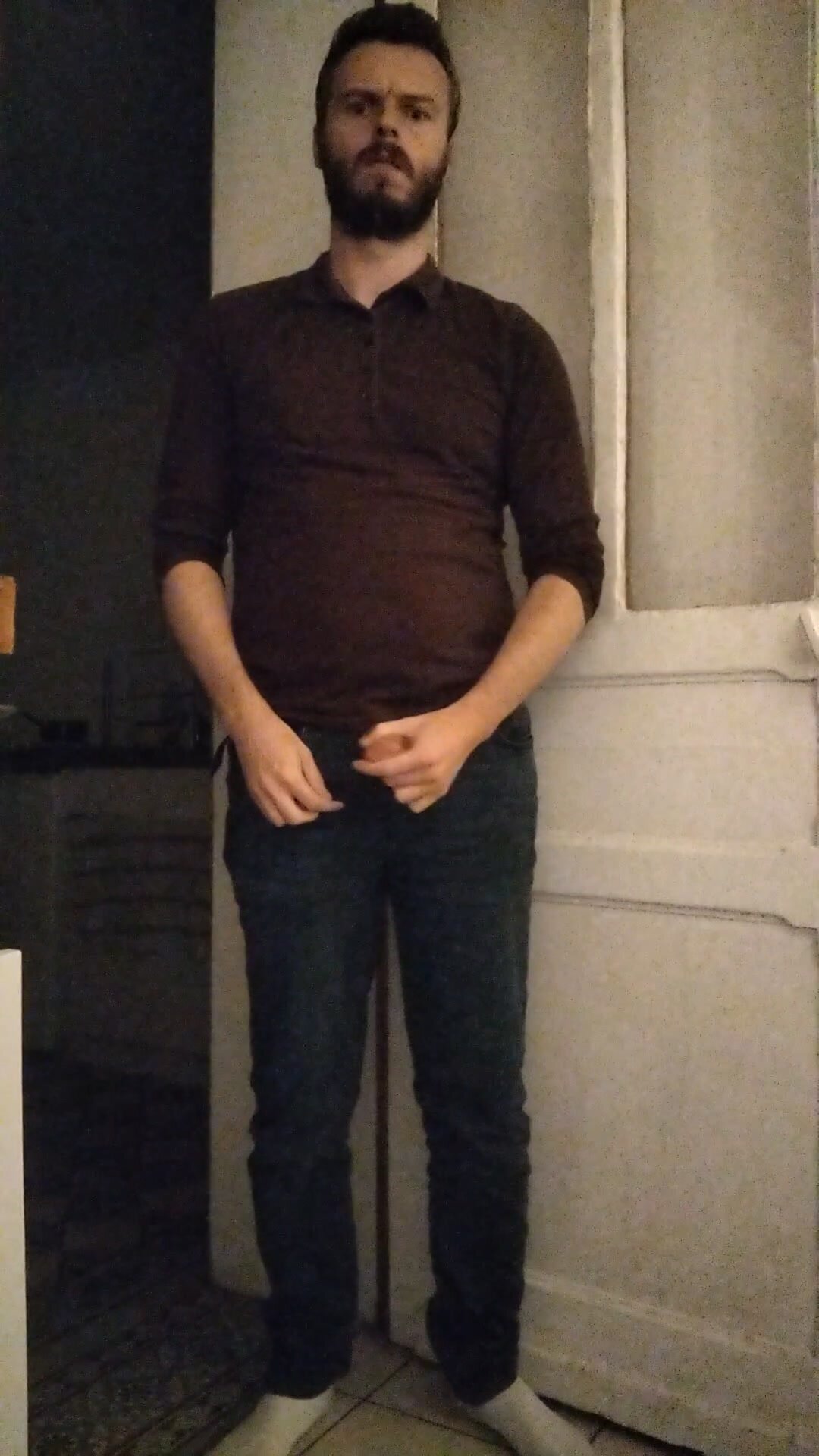 Jerk off fully clothed
