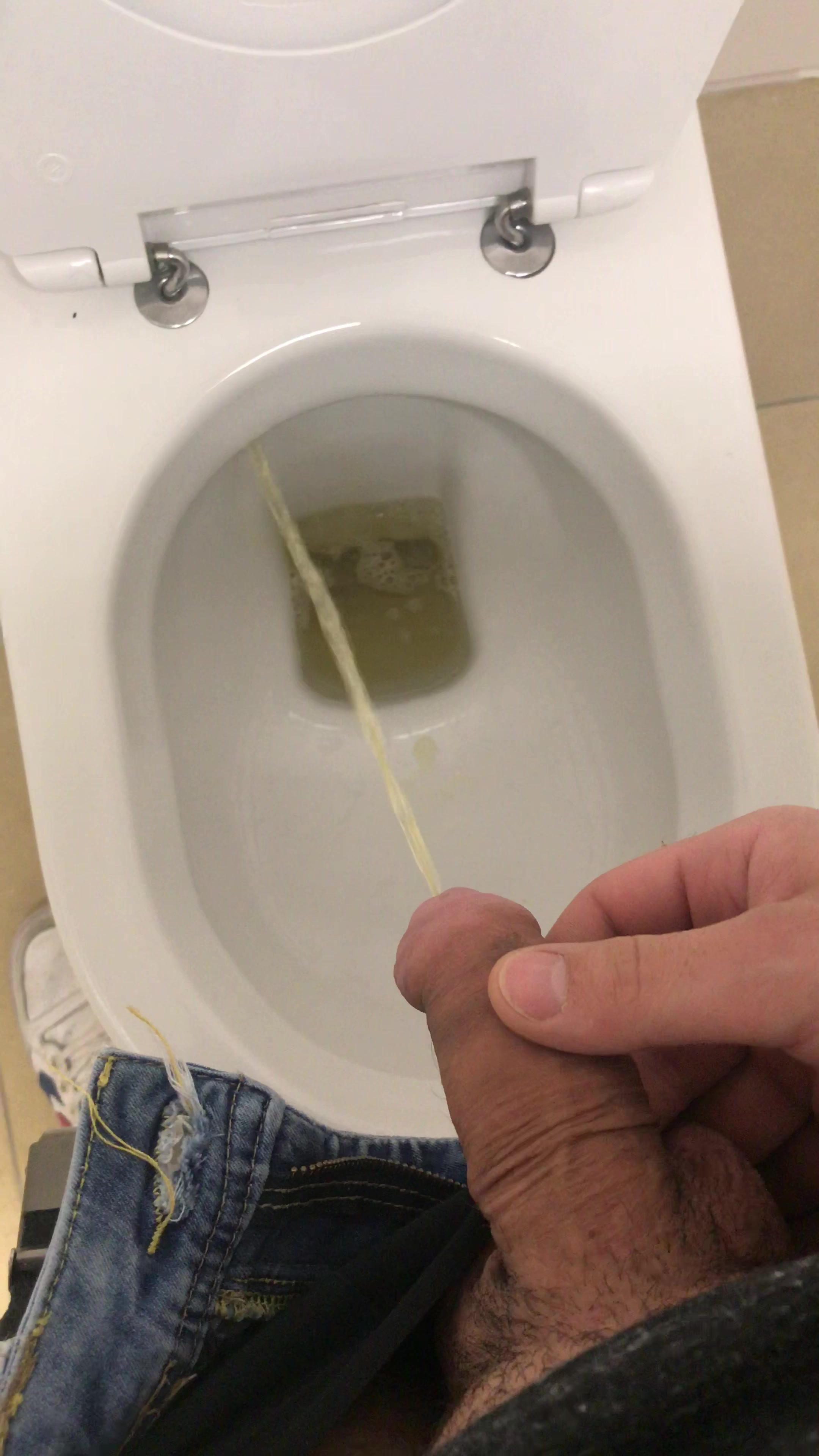 Public Toilet Pissing