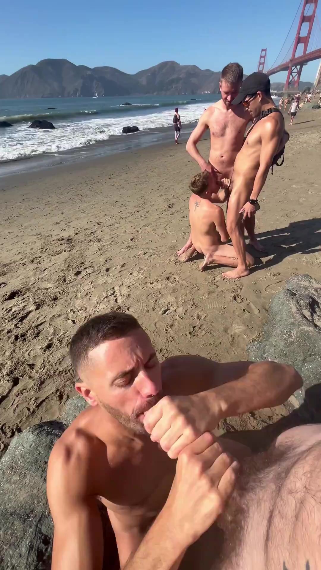 Blow jobs on a beach in San Francisco