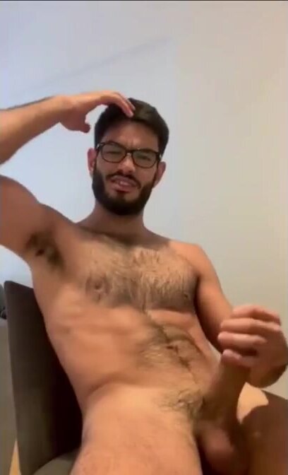 Arab otter masturbates
