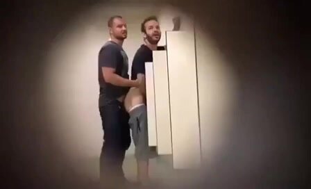 Public restroom fuck - video 6