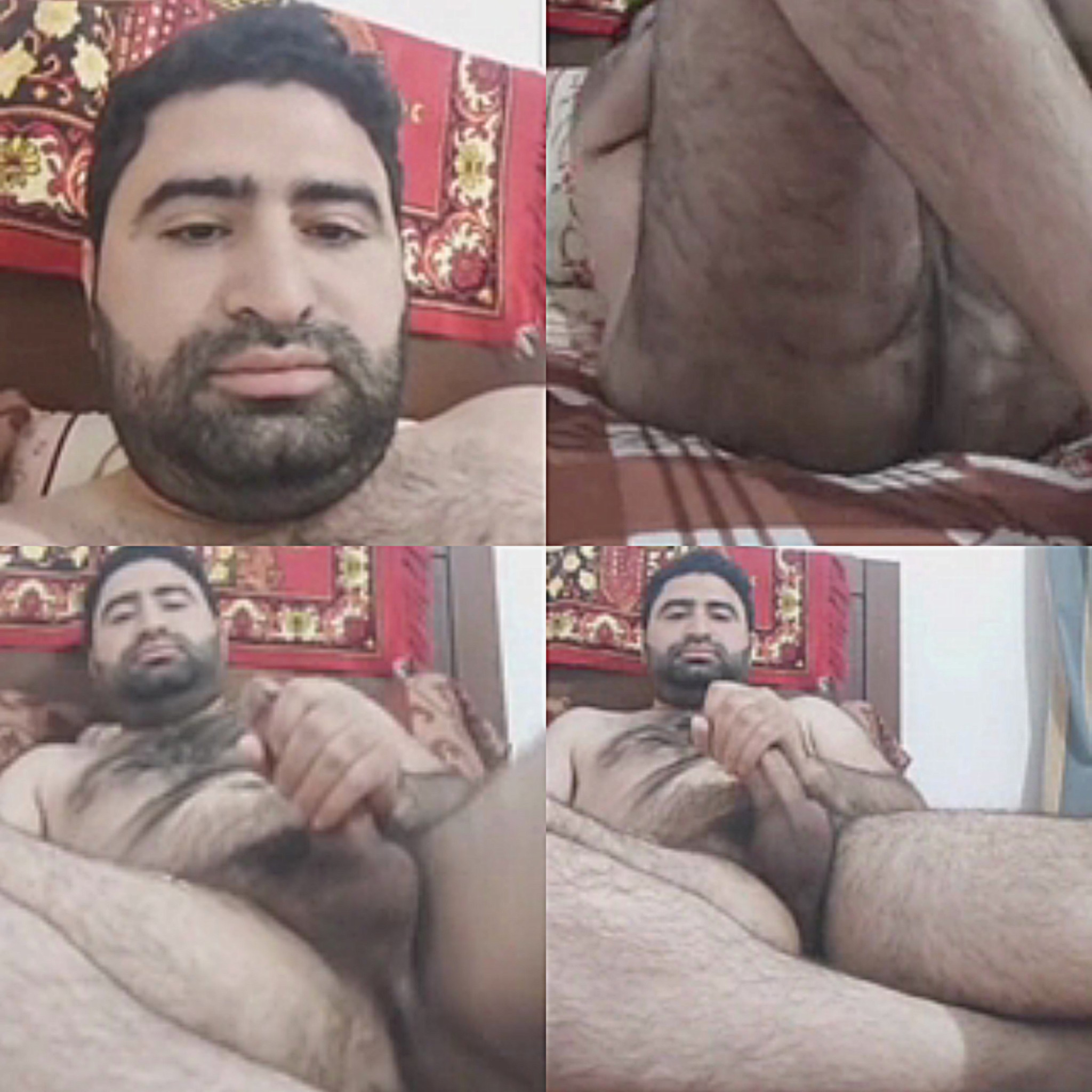 Arab  str8 hairy guy baited