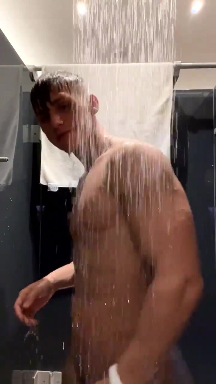 Hot Boy naked in Shower