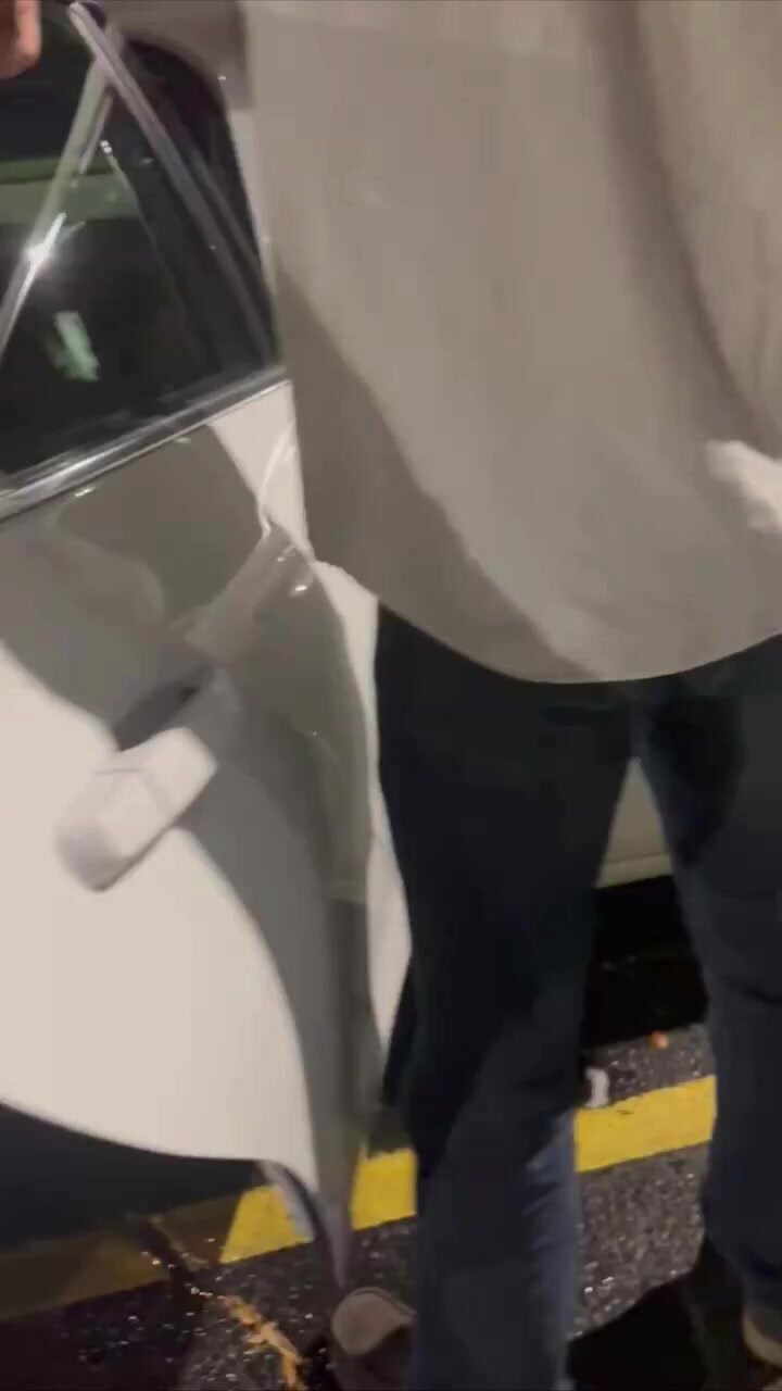 Parking lot piss - video 17