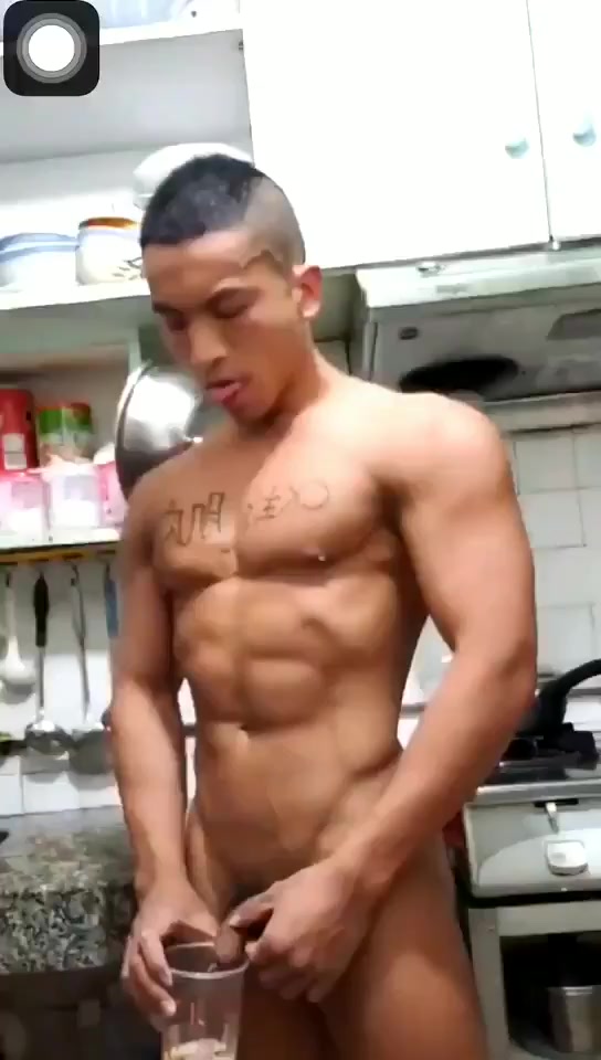 Asian muscle/drink piss