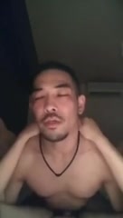 boy gets two loads of asian cum inside him