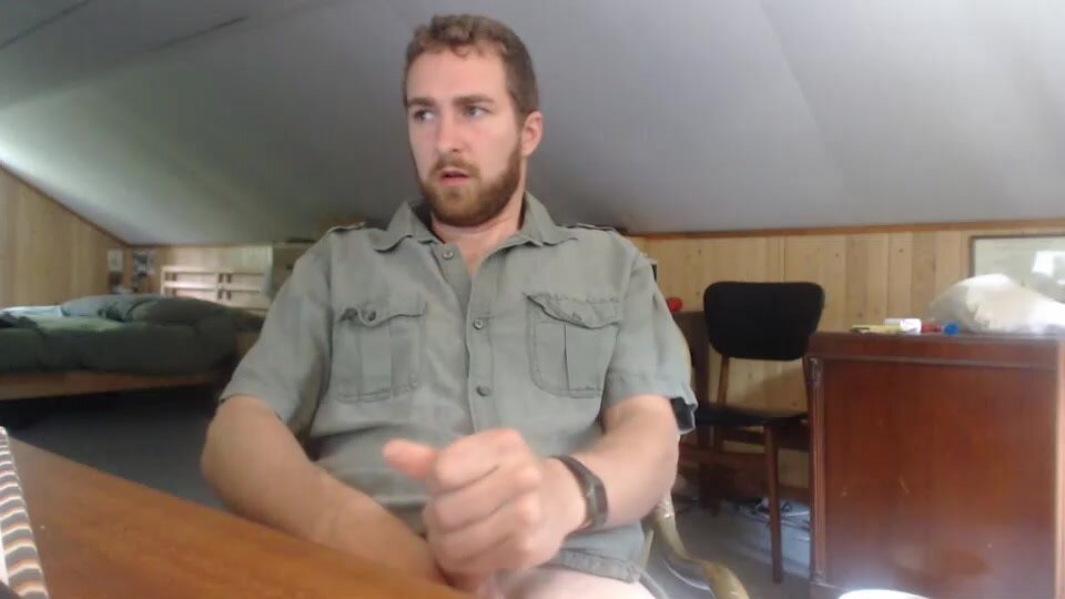 Horny French Canadian Guy Cums