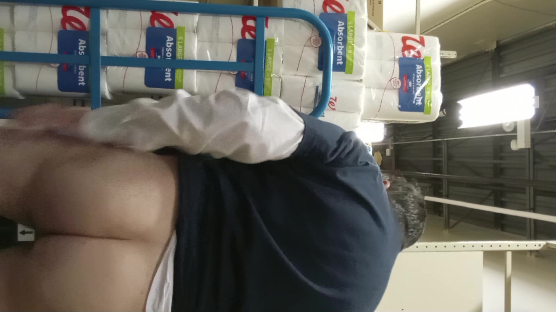 showing some ass and a little pussy  from walgreens