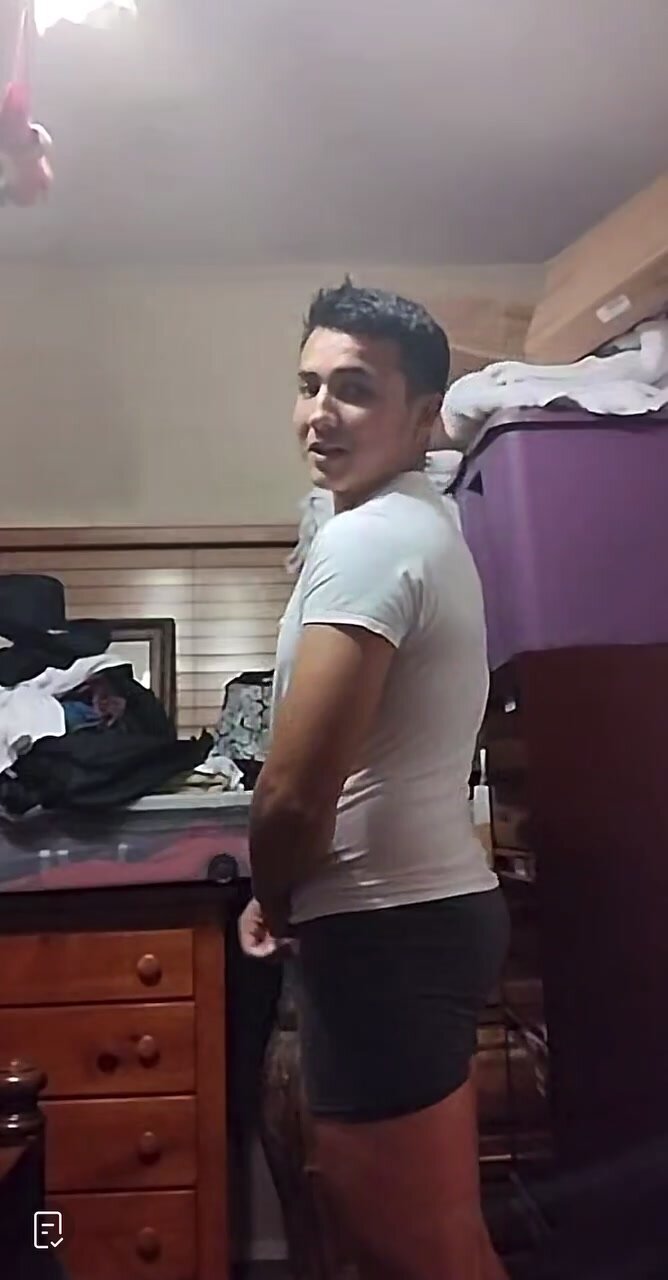 Guy Posing in Boxers on TikTok Live