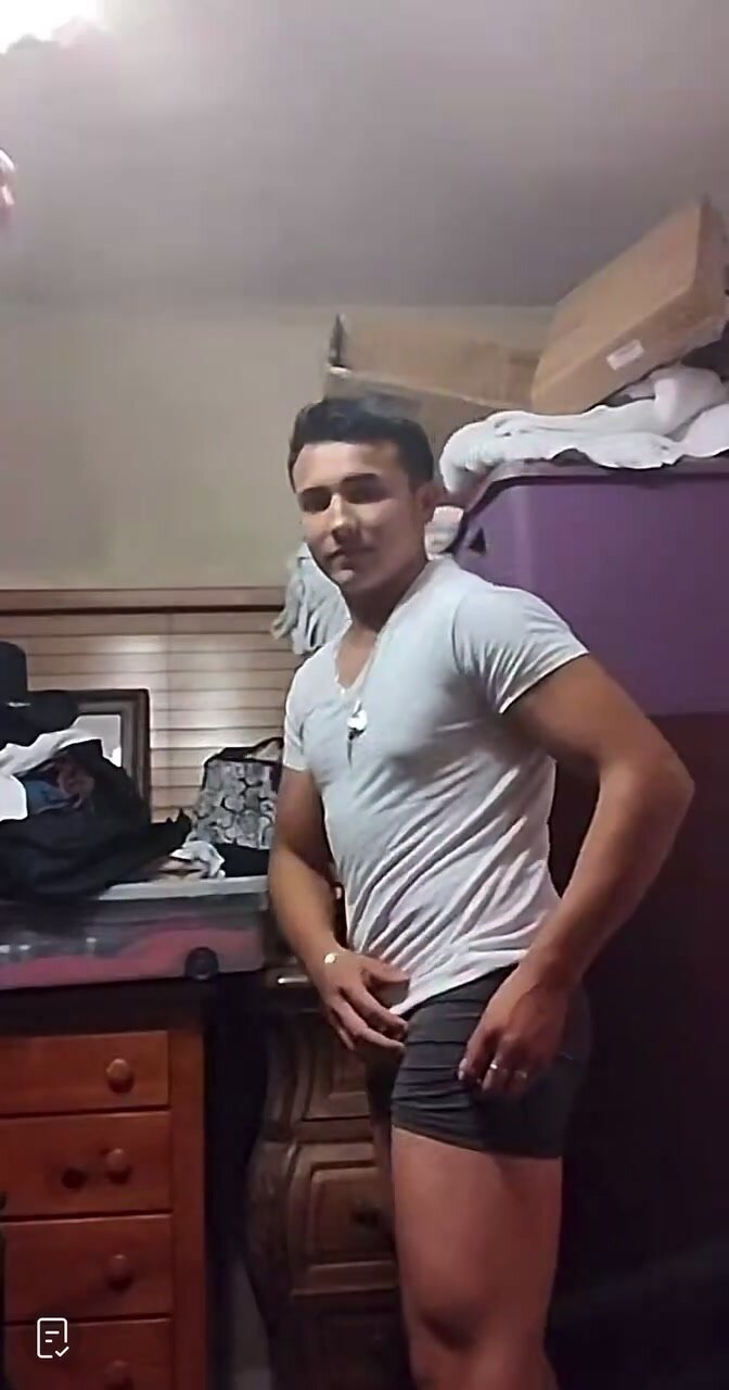 Guy Posing in Boxers on TikTok Live Part 2