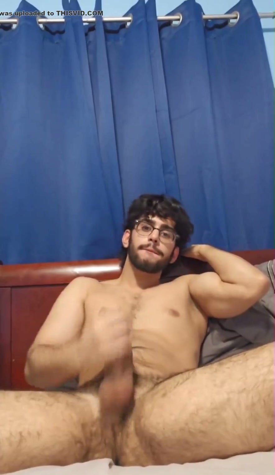 Hot Indian stroking cock