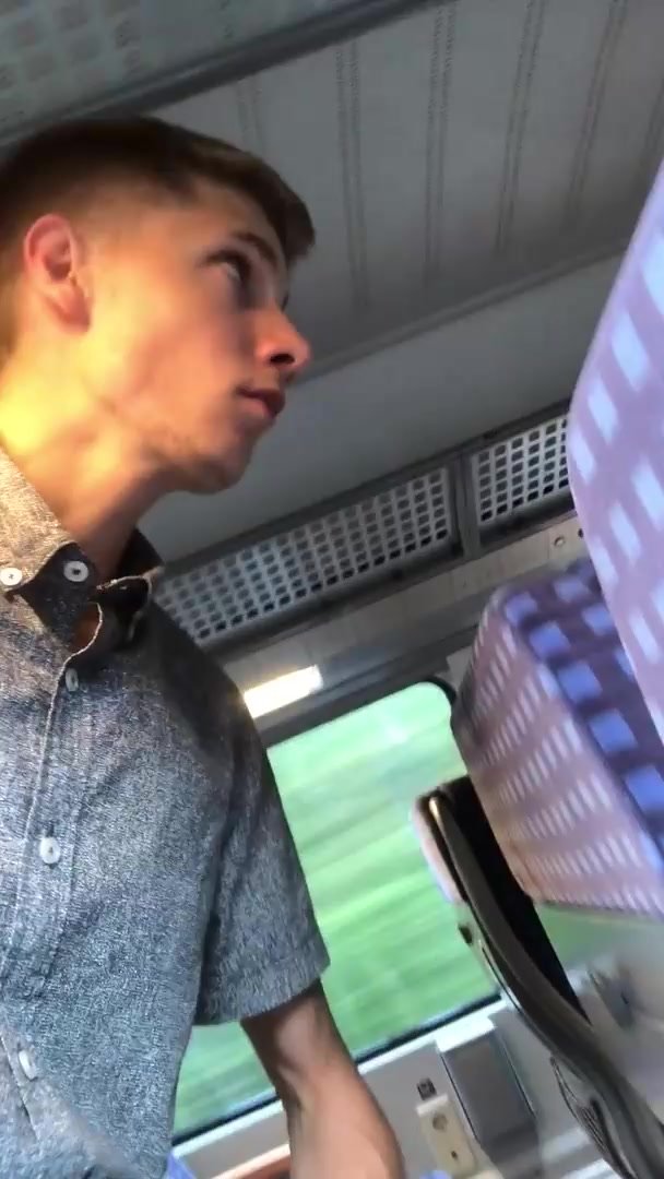 Another risky train wank