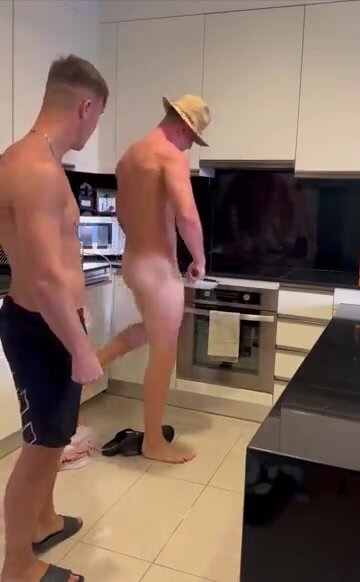 Kitchen nudity