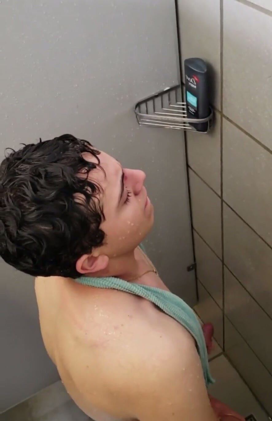 When my friend is quiet at the shower