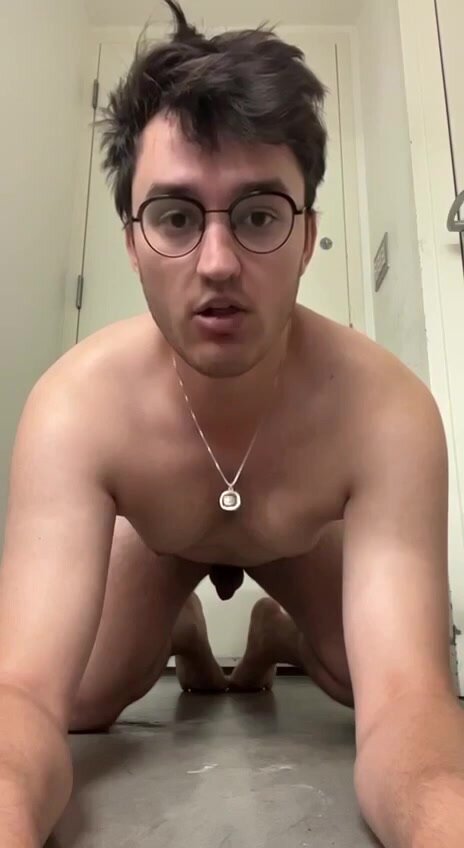 Horny pig faggot begs to have his fat ass spread