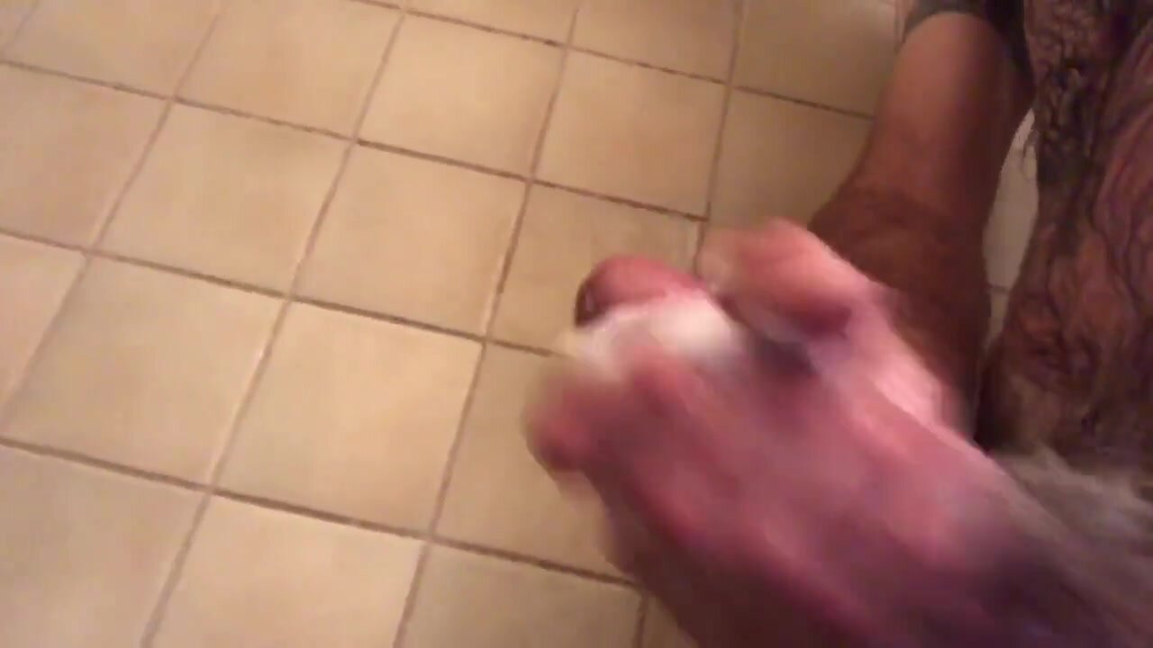 Hairy guy in the shower - video 4