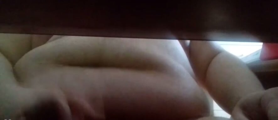 Under desk masturbate