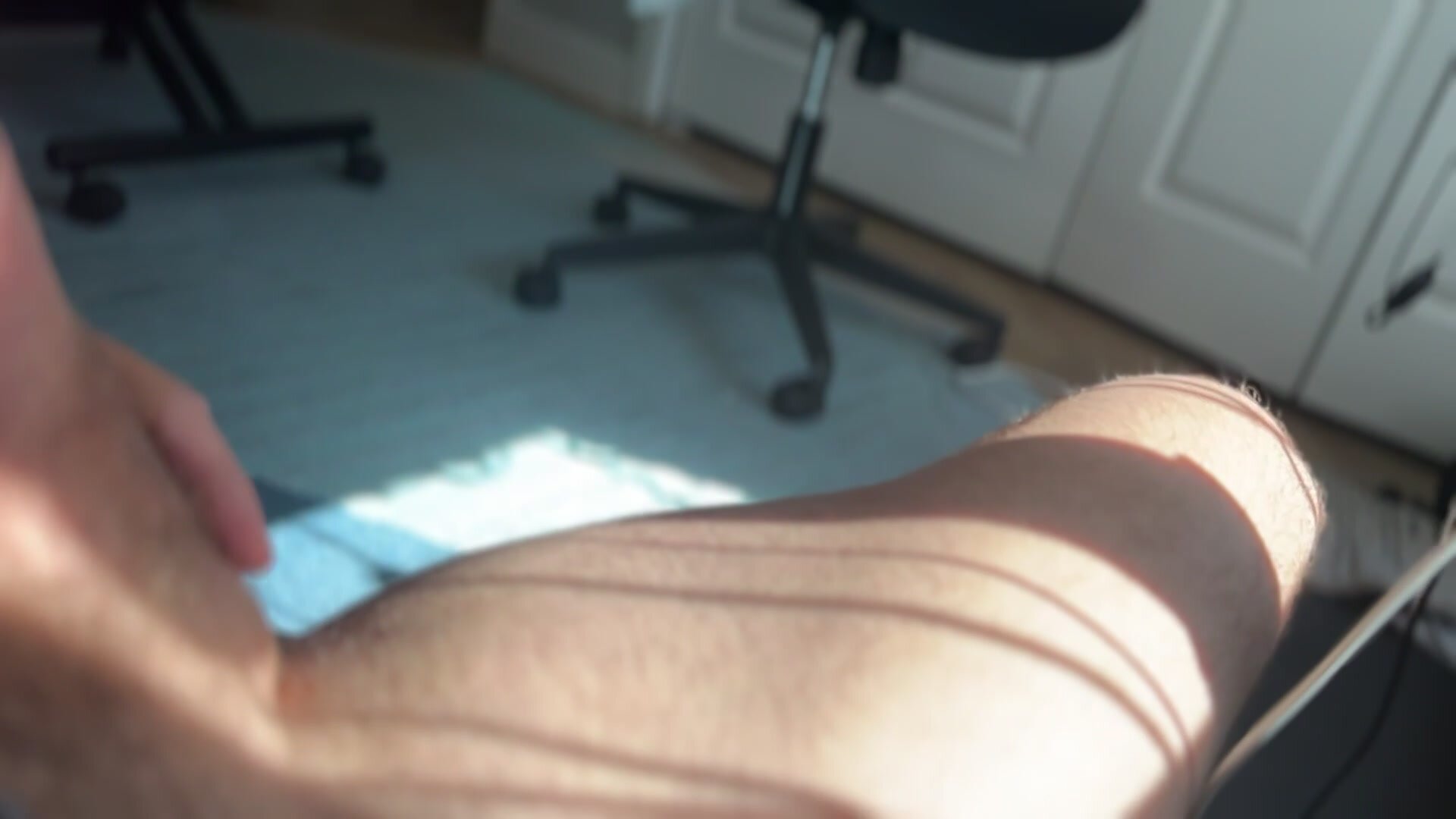 Stroking in the sunlight