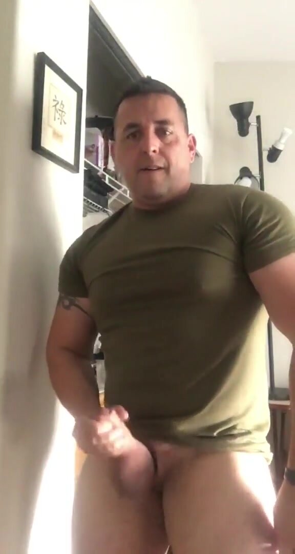 built dad with a fat cock