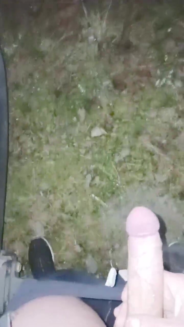 little jerk and piss hard outside