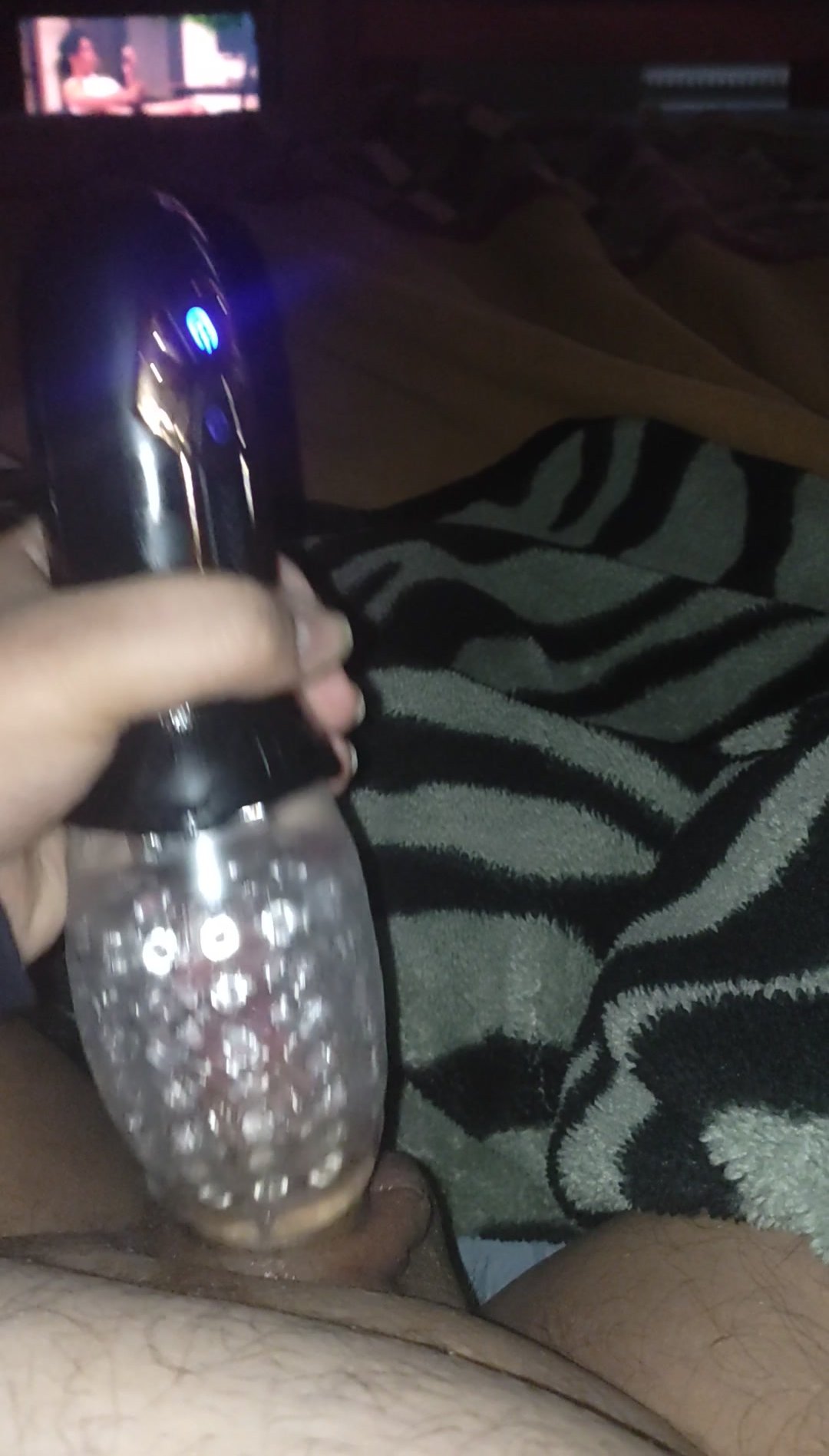 Having fun with the new toy