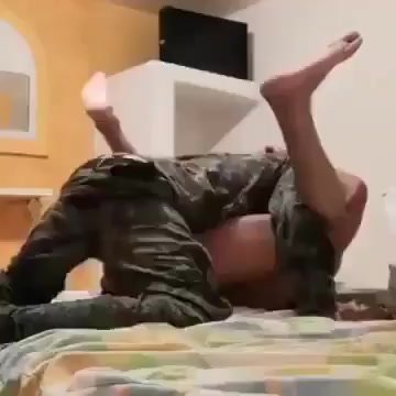 Soldier and his fag