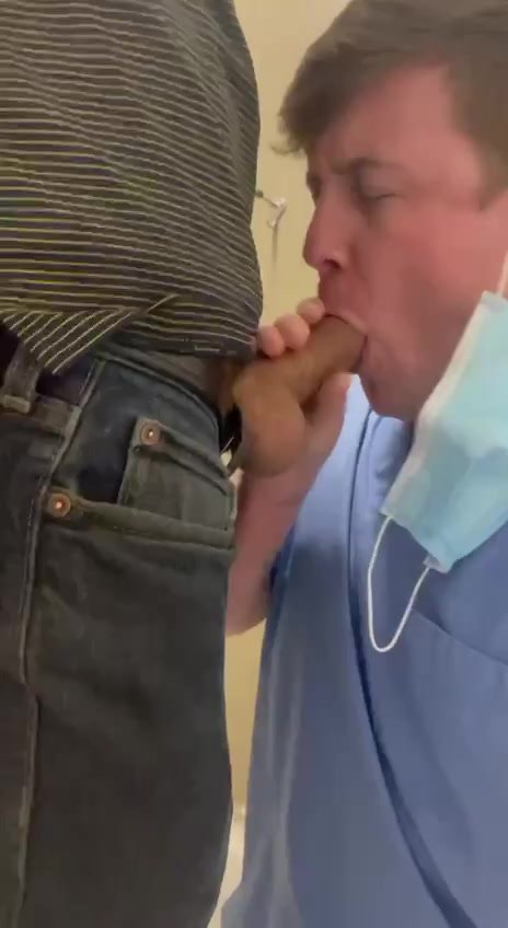 Doctor sucking cock