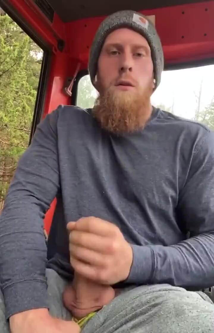 Working man jerking off