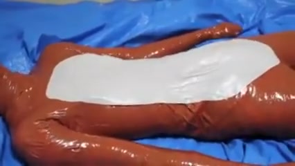 Twink boy bear Mummified