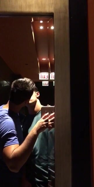 A PAIR OF HOT JOCKS MIRROR MAKE OUT CLIP
