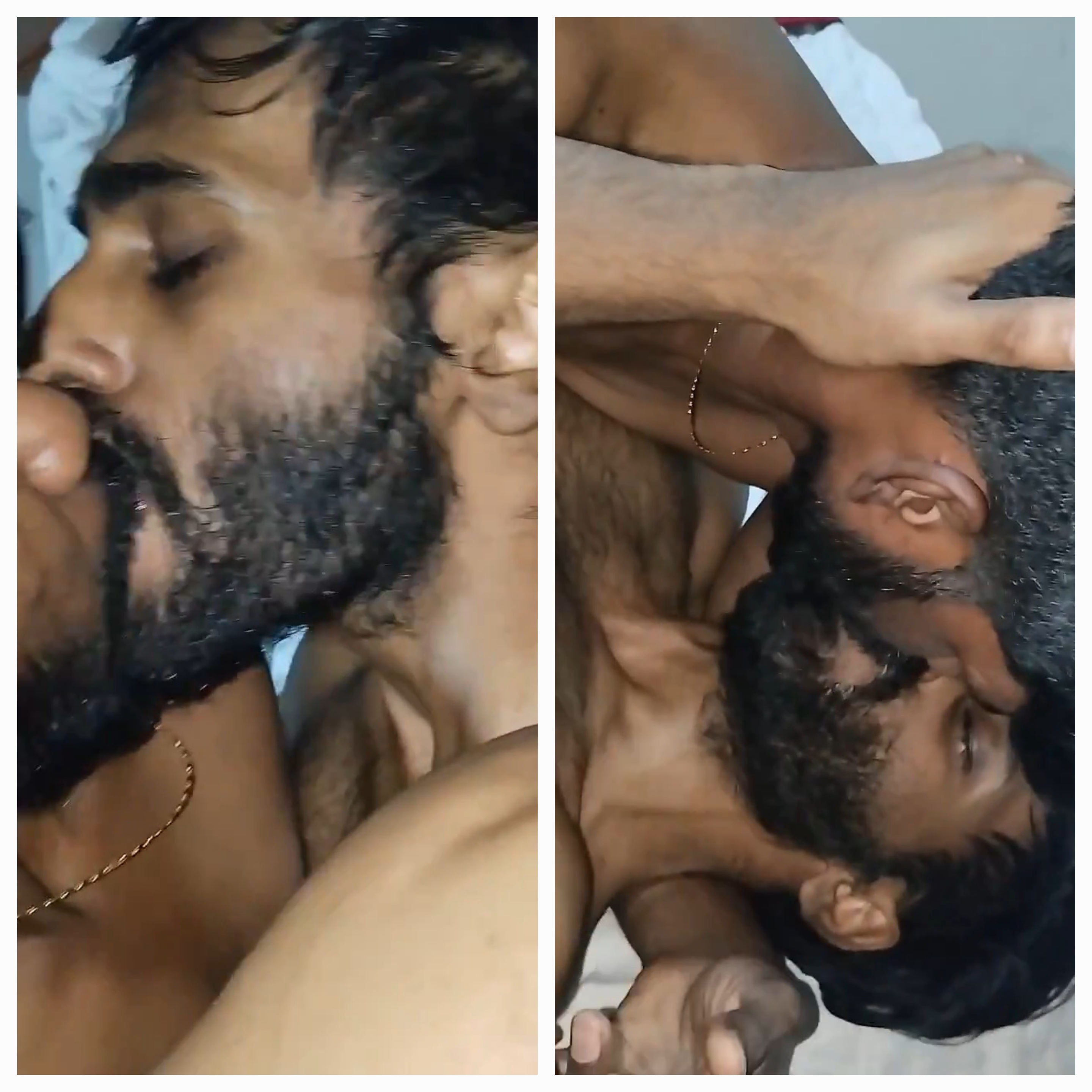 Desi Gay deep kissing