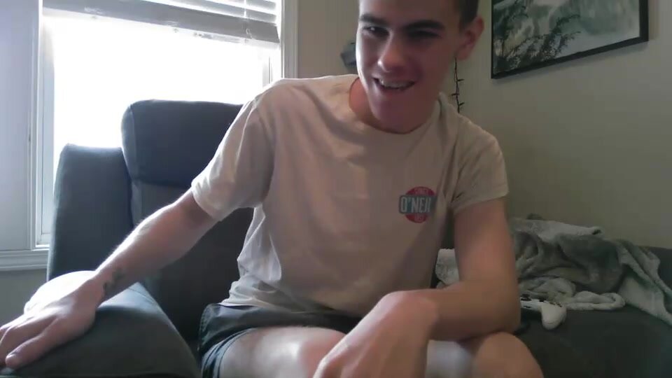 Young St8 Guy Spreads His Tight Hole