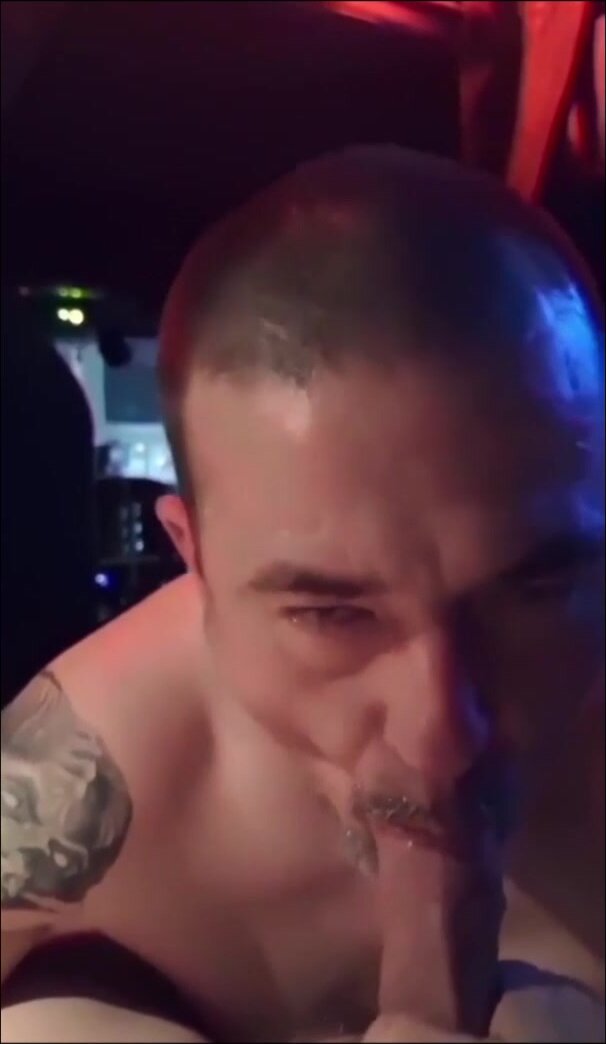 Old Trucker gets throated