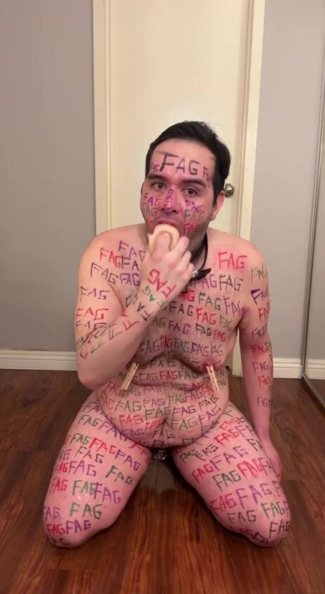 Dildo training a body written fag