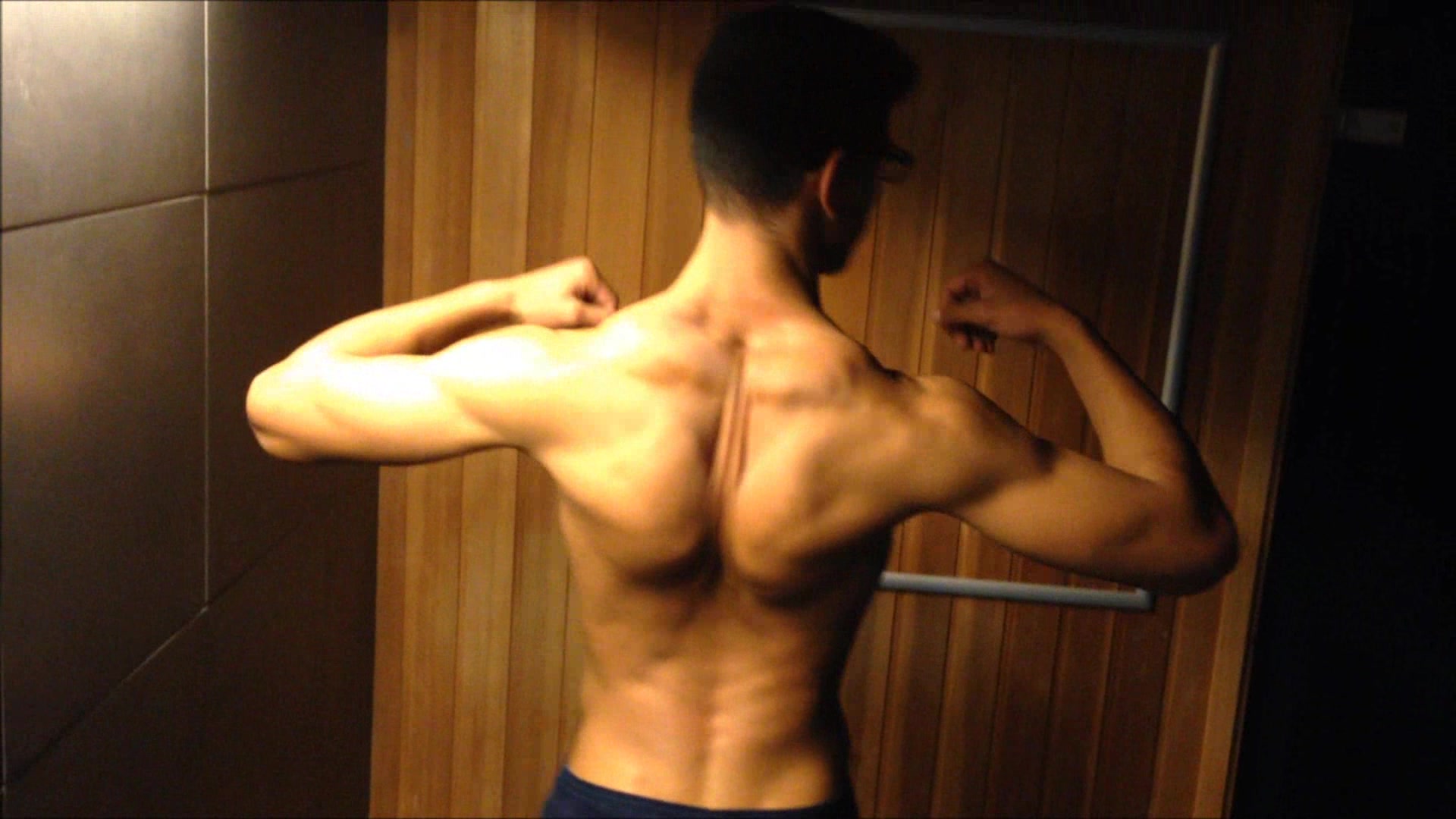Hot guy showing his body