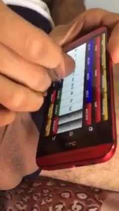 Arab man playing with his dick