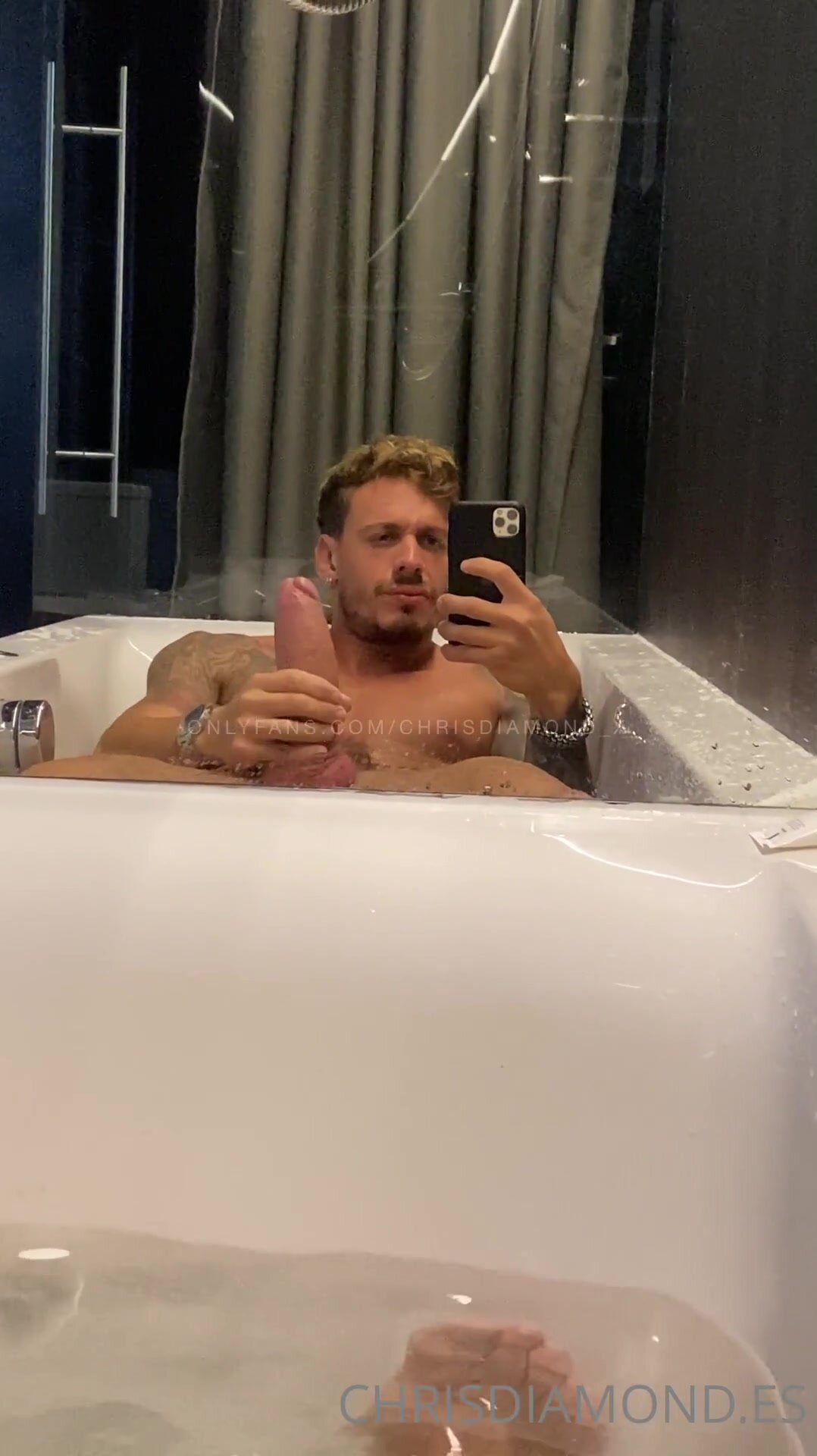 Horny in the bath