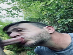 chub fem fag with no teeth chews nut from white cock