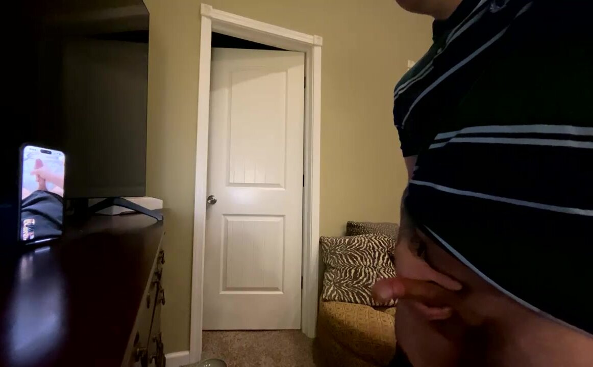 Video Call Made Him Shoot His Load