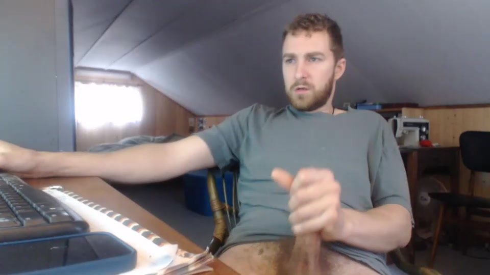 Canadian Guy Jerks Off His Cum Load
