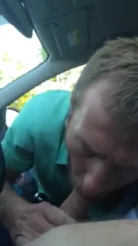 Car cruising lands him a blowjob